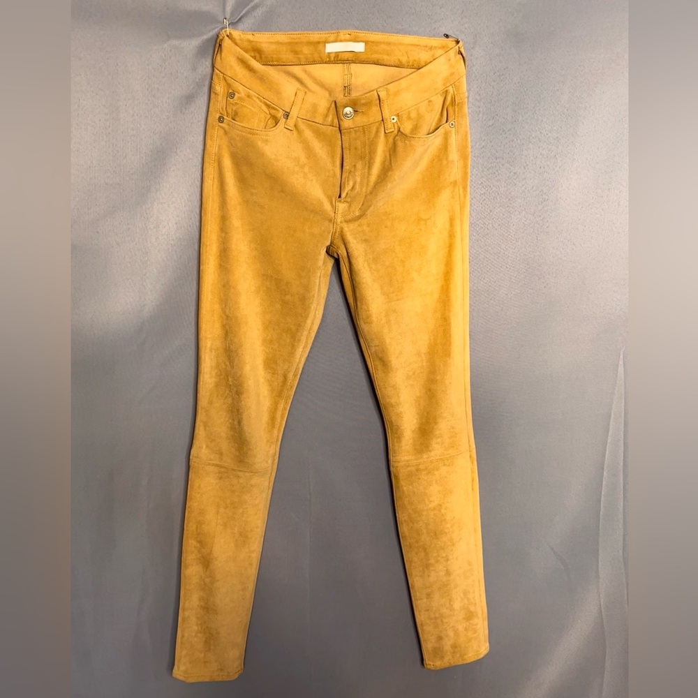 7 For All Mankind Women's Camel Skinny Jeans